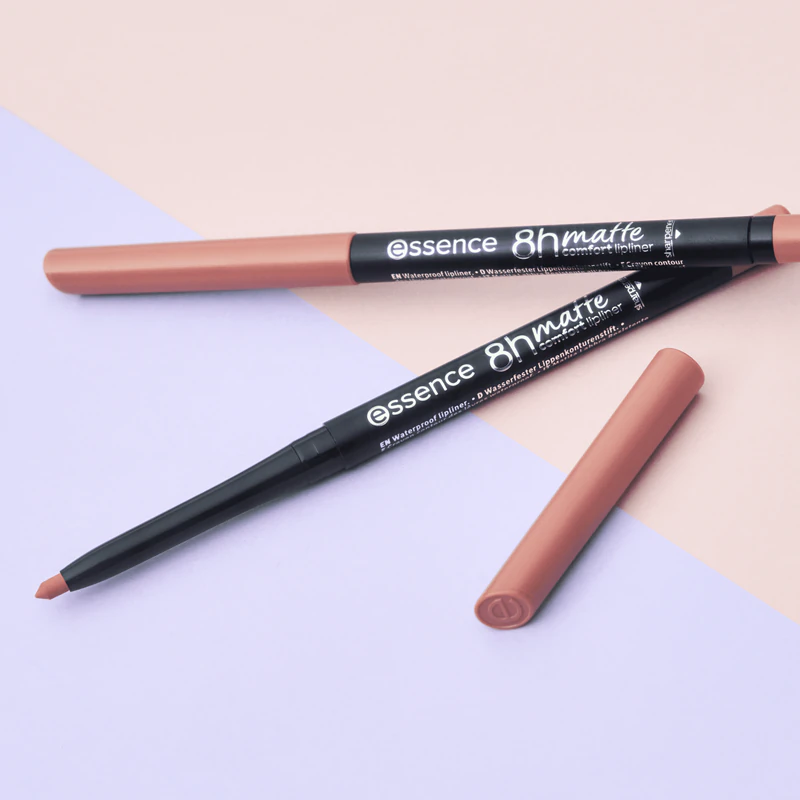 matná ceruzka na pery essence 8h Matte Comfort so strúhadlom