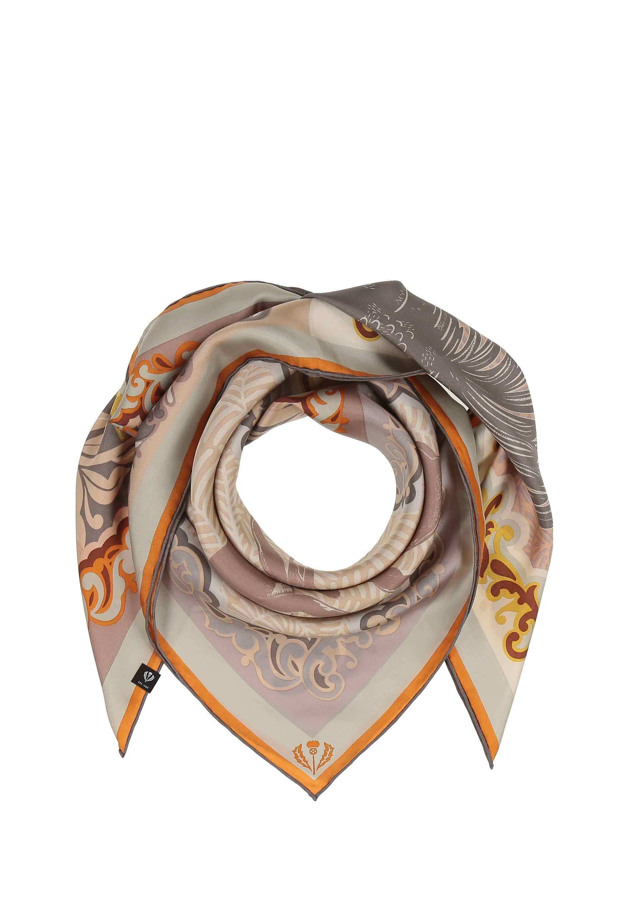 FRAAS ANIMAL FLORAL TUCH - Foulard - pierre