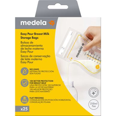 Medela Sacos de Conservação Leite Materno Easy Pour Sacos para Conservação de Leite 25 un 25 un