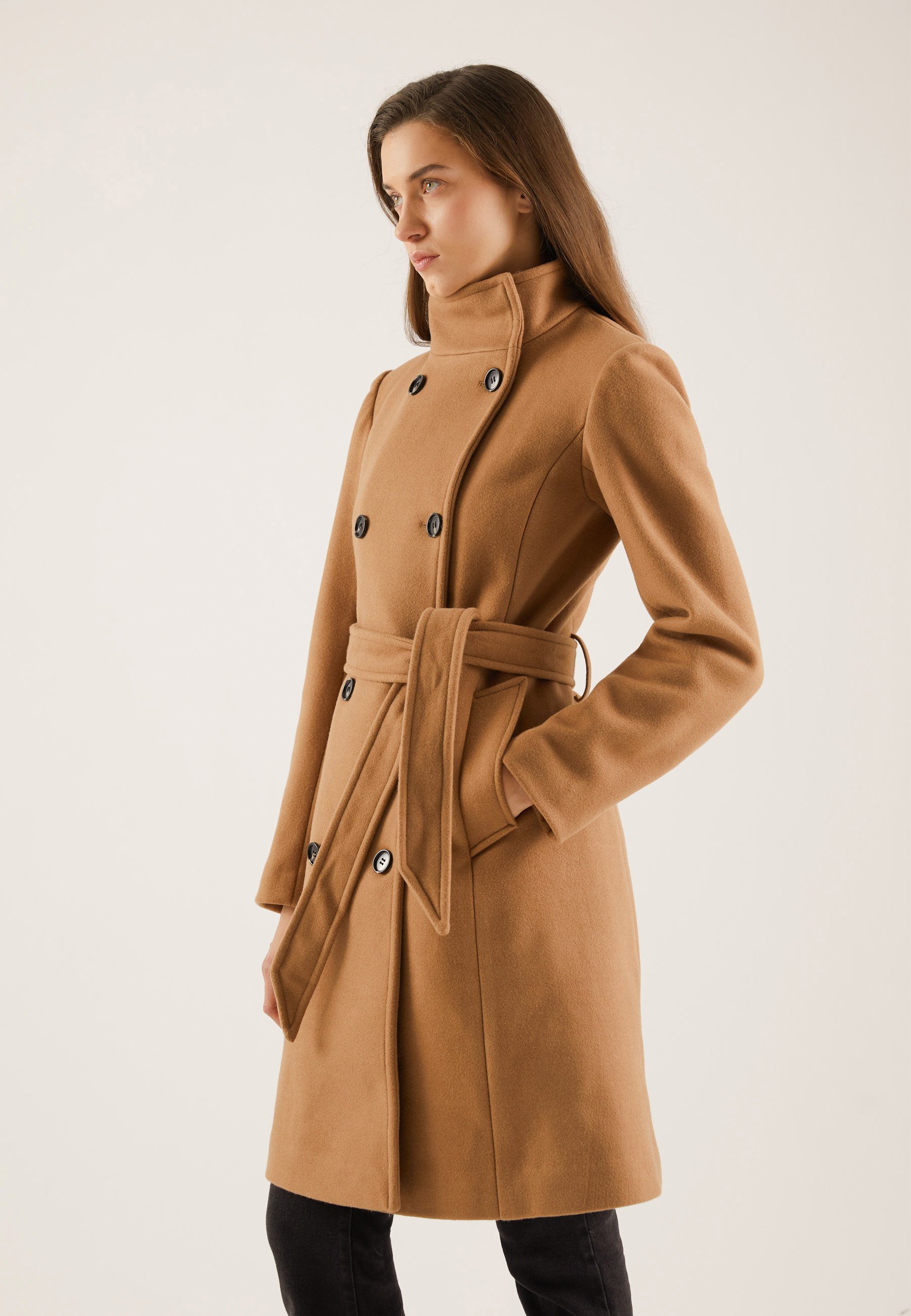 Anna Field Classic jas - camel