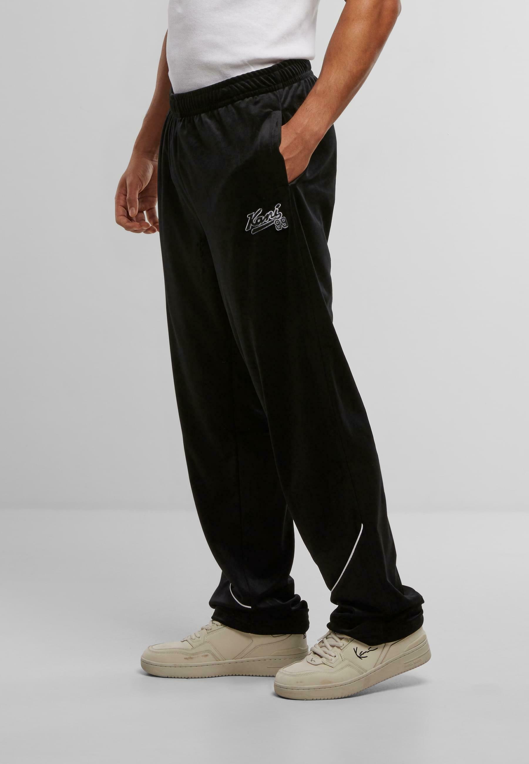 Karl Kani VARSITY - Trainingshose - schwarz-weiß