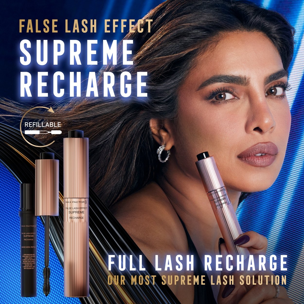 Max Factor skropstu tuša False Lash Effect Supreme - 8 ml