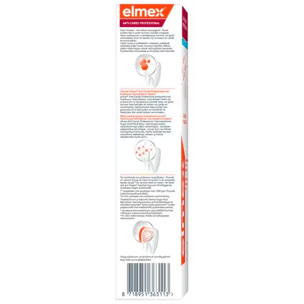 Elmex Profesionalna zobna pasta proti kariesu<br>75ml - Proti kariesu