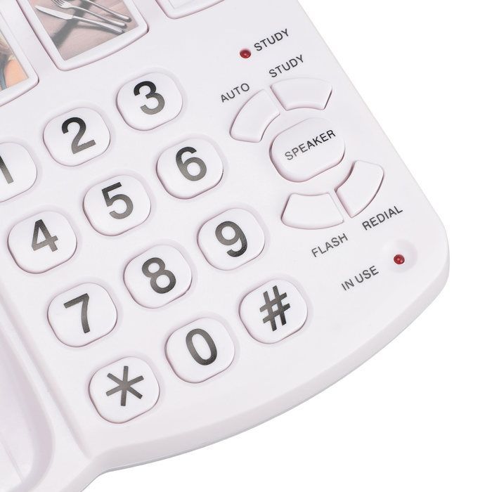 OMABETA landline phone with large buttons OMABETA corded landline phone Large button phone for seniors 9 office calculator
