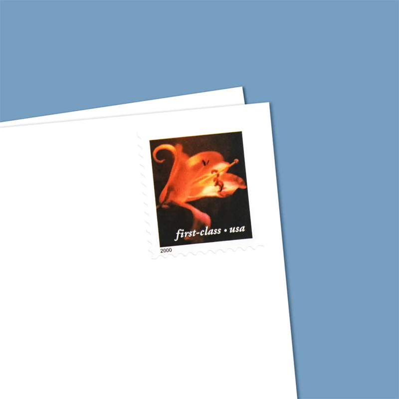 2000 US 34c Self Adhesive Four Flowers First Class Stamps