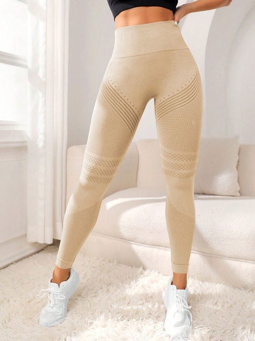 Leggings à Compression Femme Taille Haute sans Couture Push-Up Opaque Pantalon Sport pour Yoga et Fitness