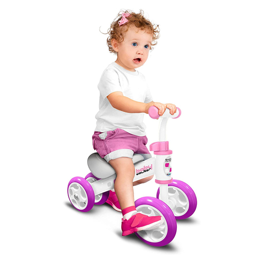 4-wielige loopfiets met slipcontrole