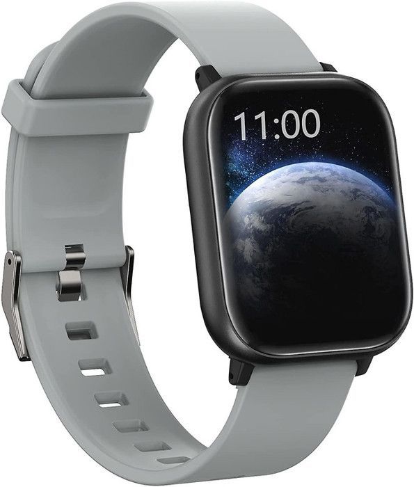 Montre Connectée, Tracker Activité, Moniteur Fréquence Cardiaque - Argent