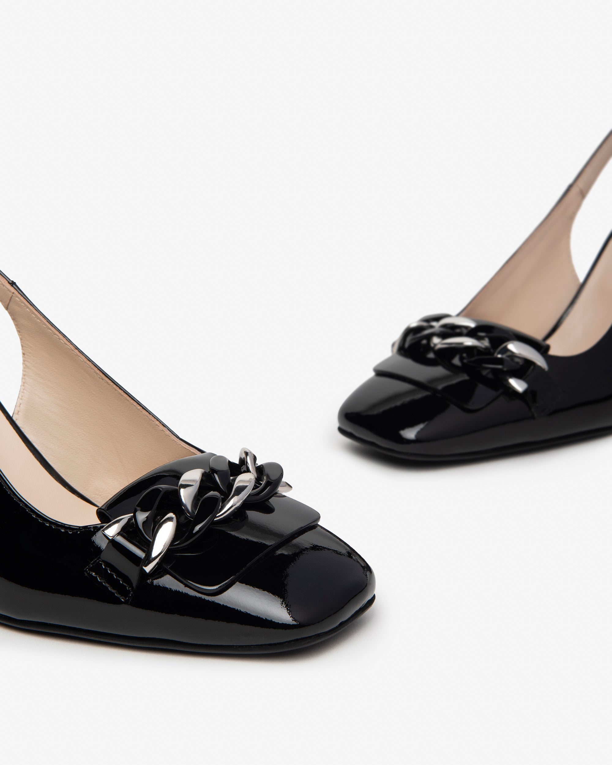  Escarpins en cuir verni pour femmes