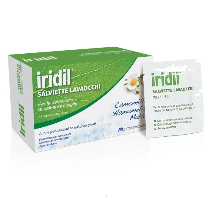IRIDIL Toallitas para ojos Iridil 28 toallitas limpiadoras