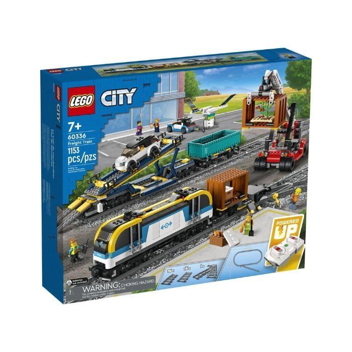 Tren de carga teledirigido LEGO City 60336, 1153 piezas, multicolor