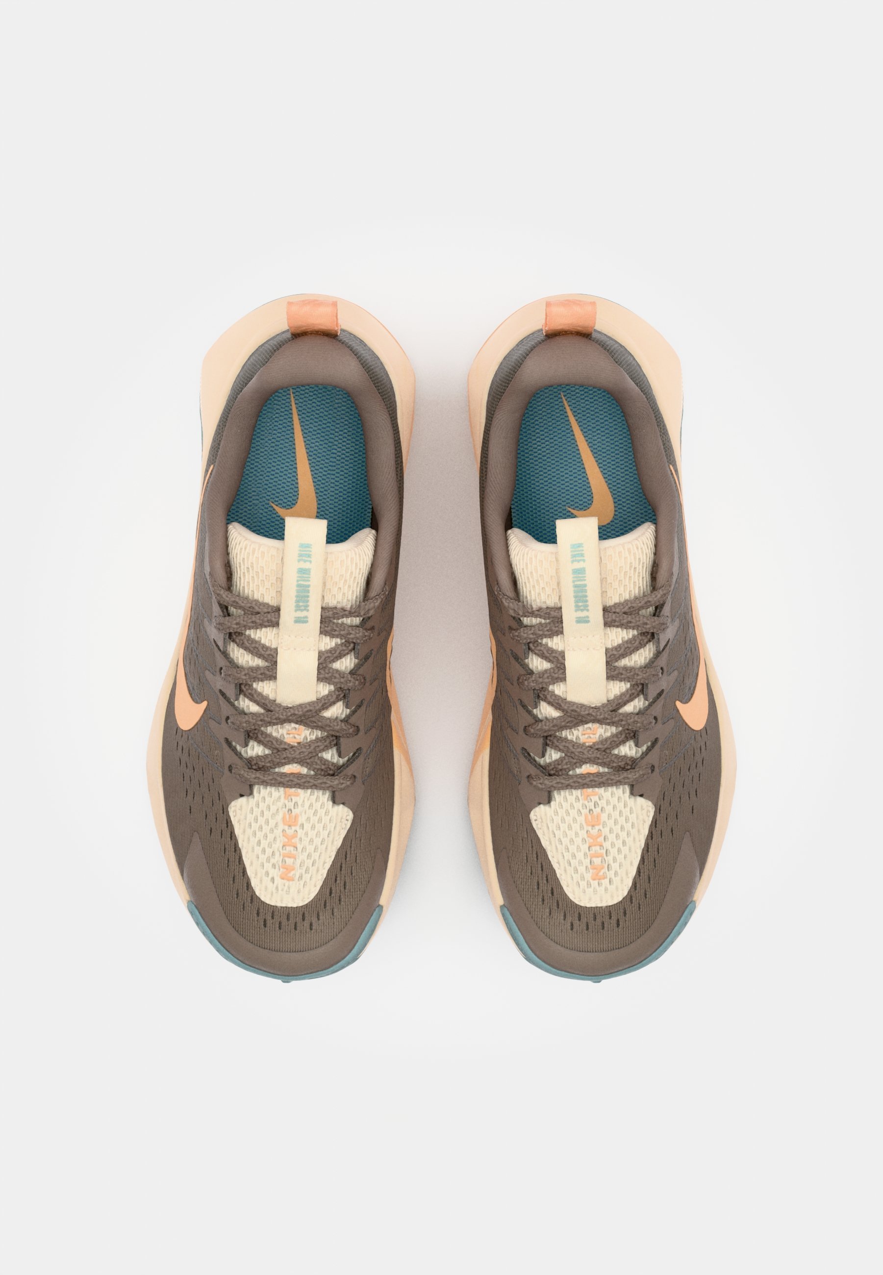 Nike Performance REACTX WILDHORSE 10 - Chaussures de trail - marron/orange craie/pierre cave/canon/blanc perle