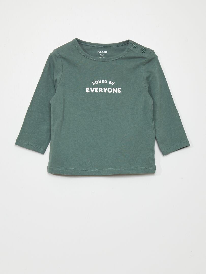Camiseta de punto - VERDE