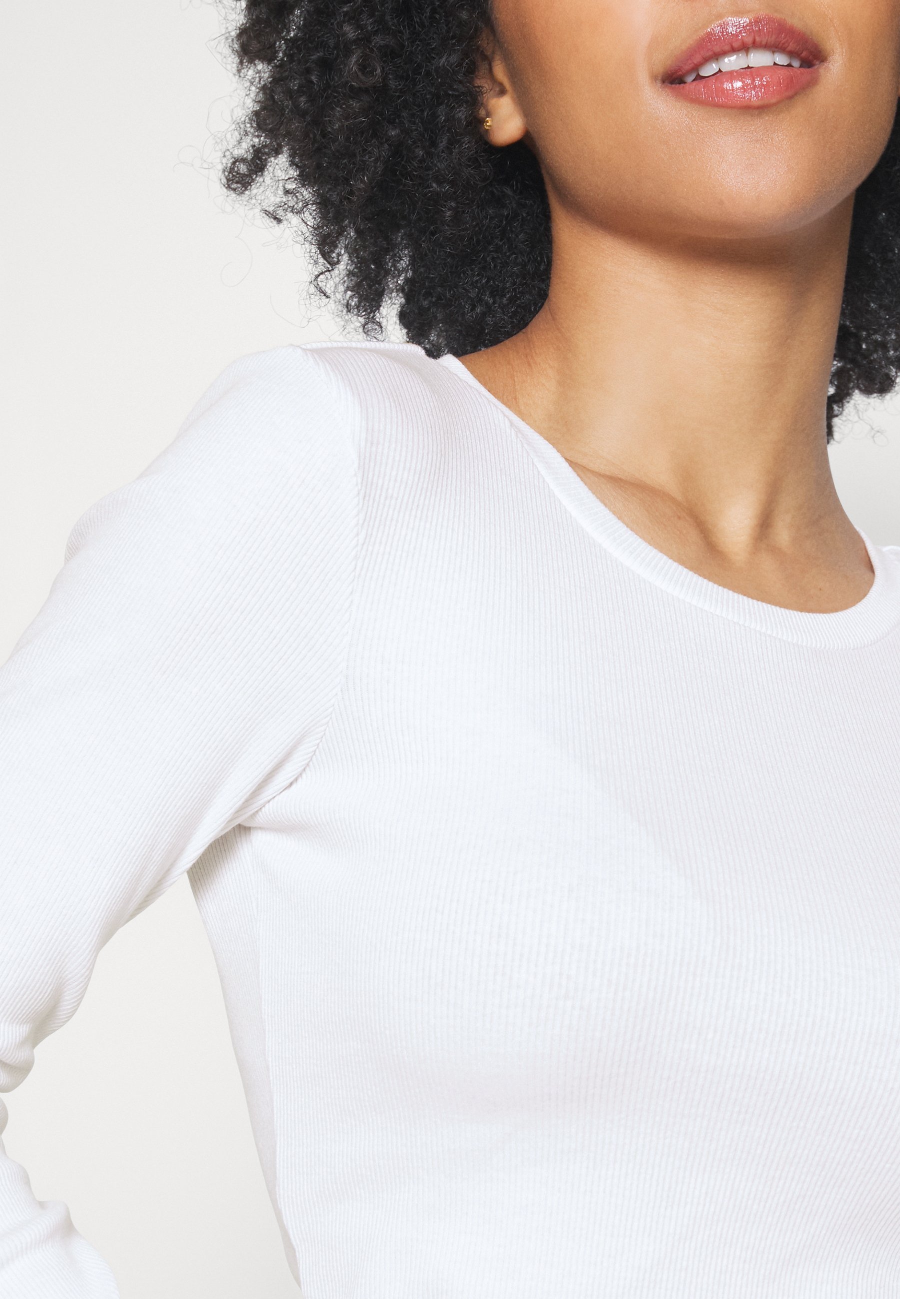 Even&Odd Petite 3-pack - Top met lange mouwen - zwart/wit/gevlekt grijs