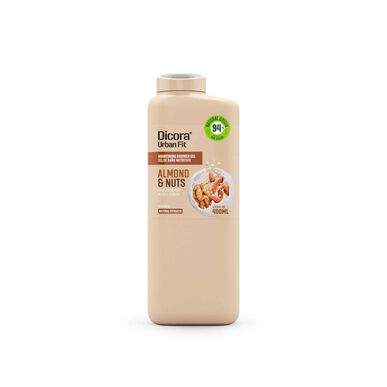 Dicora kosteuttava suihkugeeli B-vitamiinilla, manteleilla ja saksanpähkinöillä