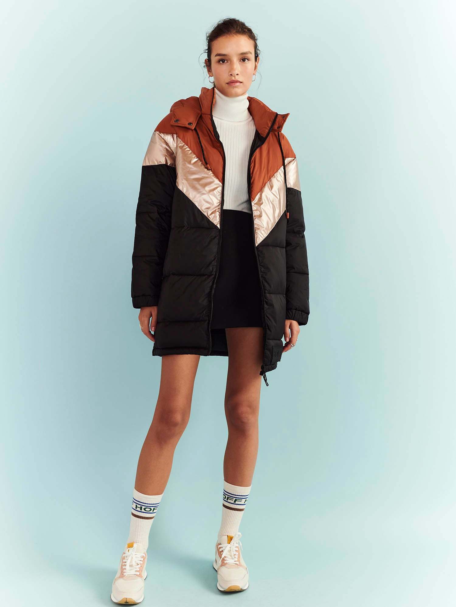 HIGHLAND PUFFER COAT ROSE GOLD