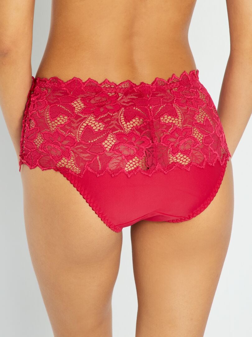 Kanten culotte 'Sans Complexe' - BEIGE