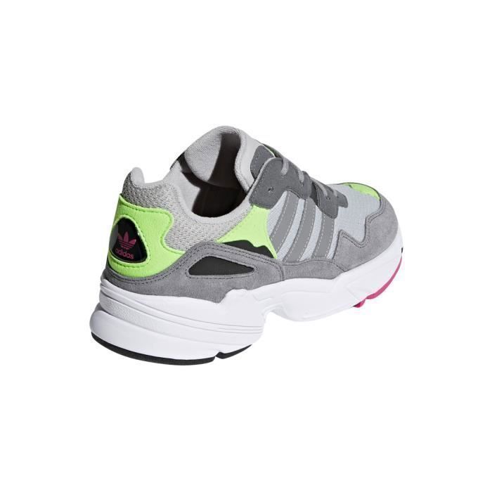 Basket adidas Originals YUNG-96 Junior - Gris - Polyester - Lacets - Mixte