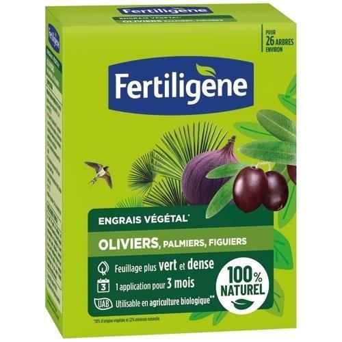 Engrais oliviers, figuiers et palmiers - FERTILIGENE - 100% naturel - UAB - Boite de 650g