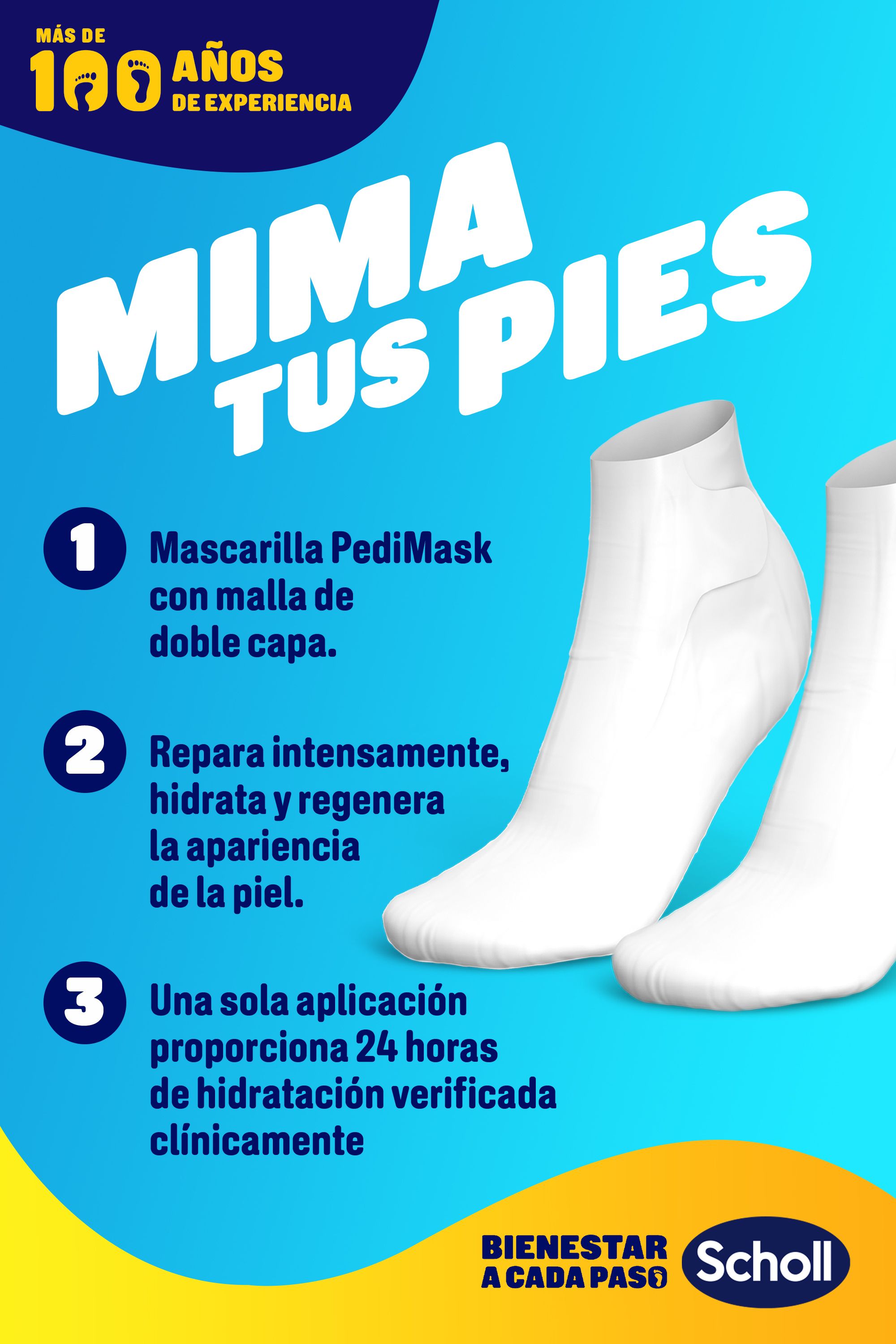 ExpertCare PediMask maska za stopala Njega nogu i stopala