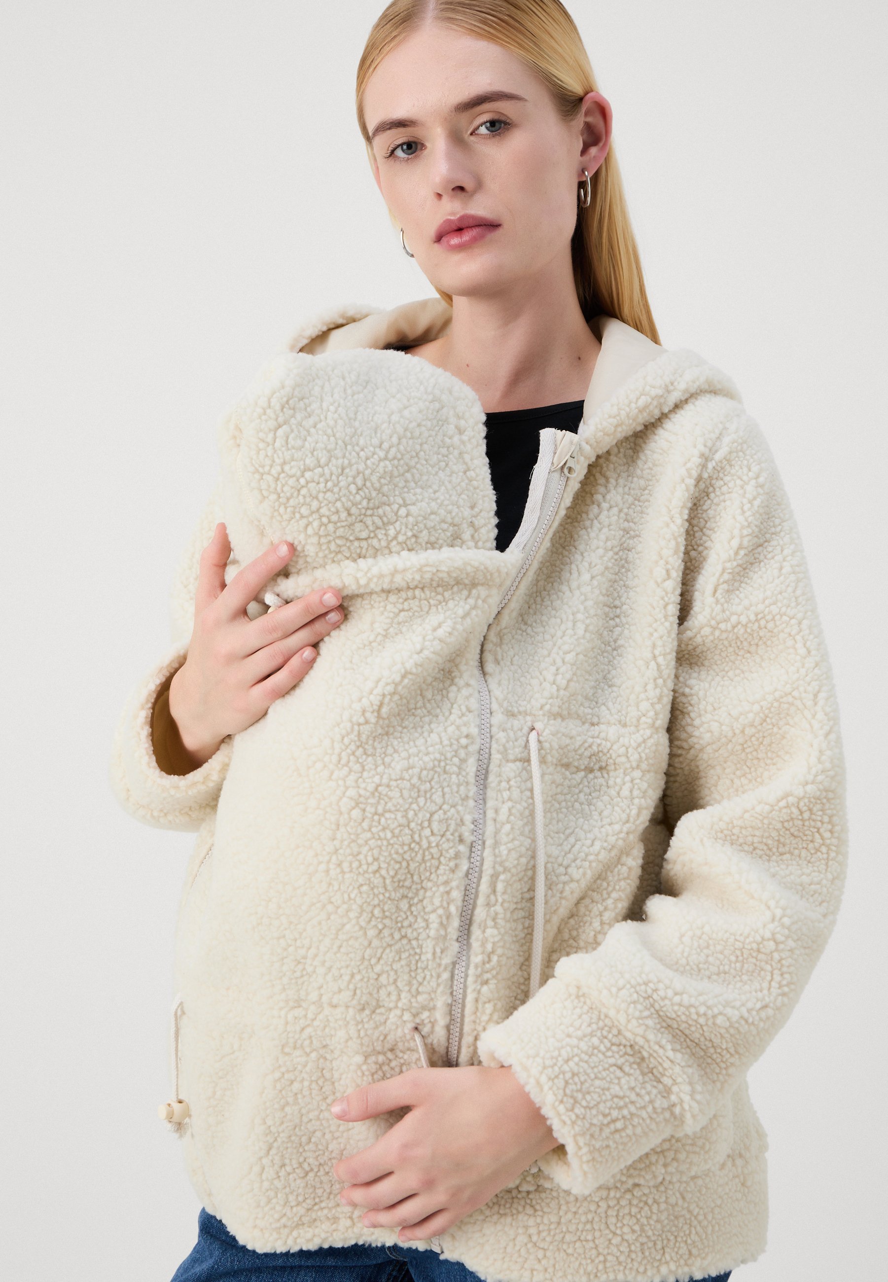 MAMALICIOUS MLRACHEL JACKE - Fleecejacke - Birke