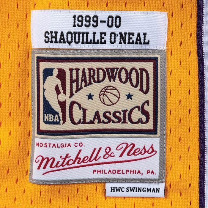 Maillot NBA - Mitchell & Ness - Shaquille O'Neal - Los Angeles Lakers - Jaune - Taille M/L