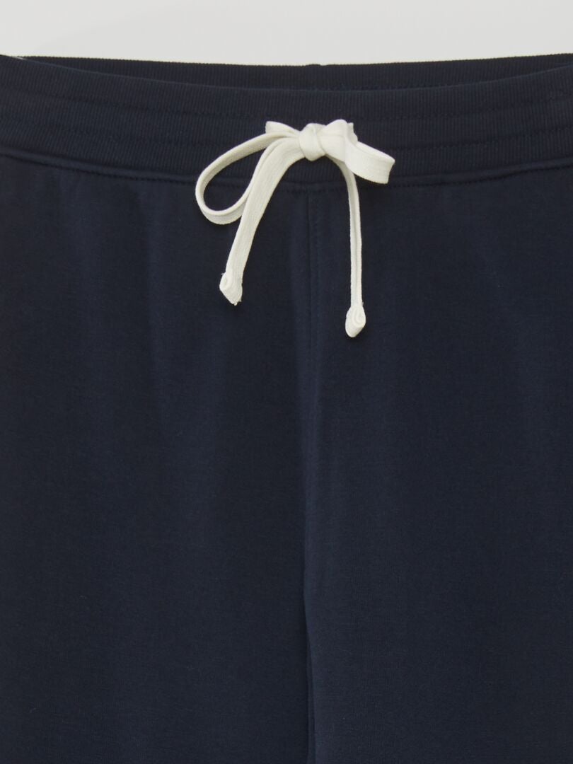 Franse badstof joggingbroek - BLAUW