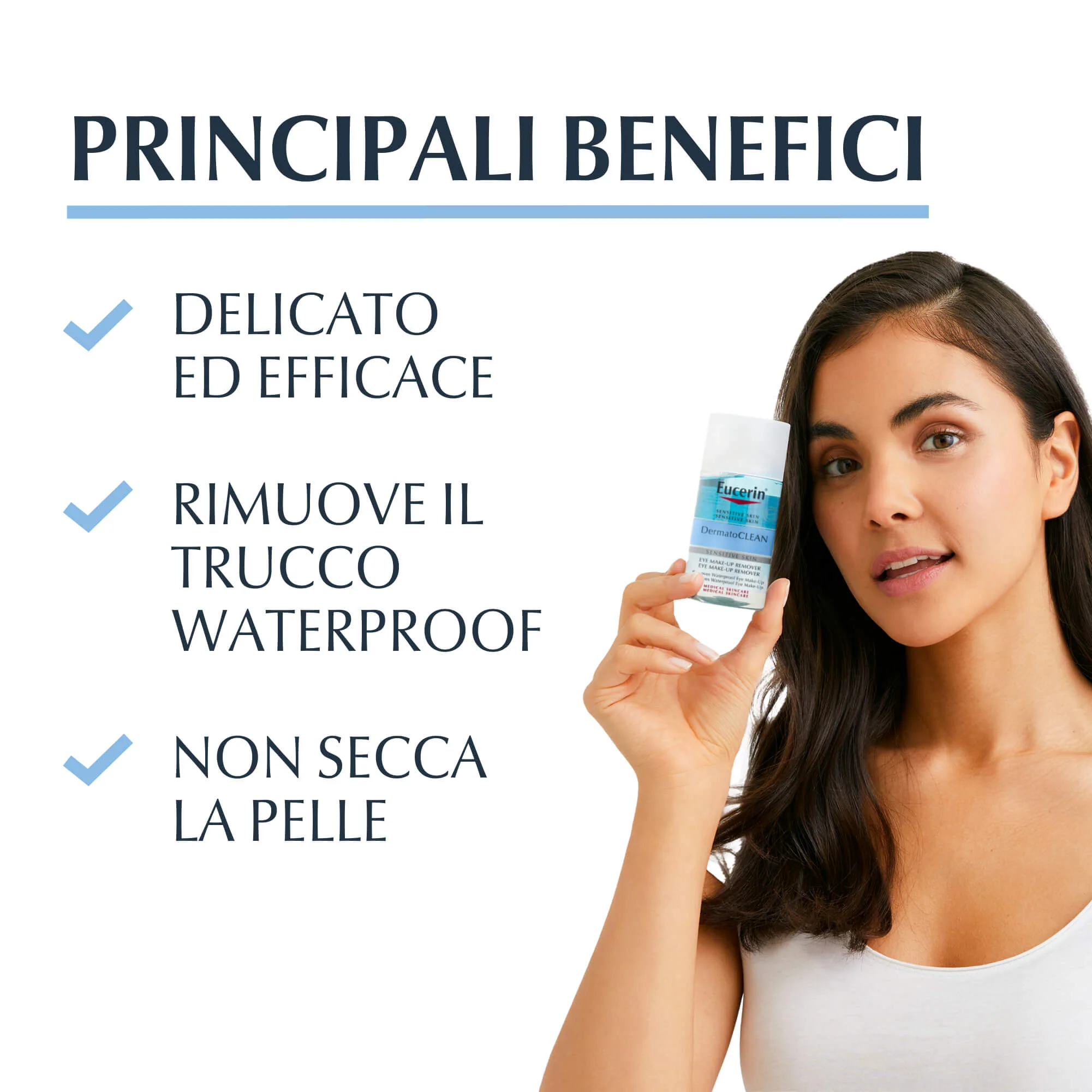 DermatoClean [Hyaluron] DermatoCLEAN Struccante per Occhi Waterproof - Struccante Occhi Waterproof