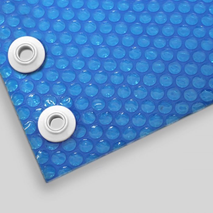 Packung mit 10 Clip-Ösen für Luftpolsterfolie oder andere Planenarten – Weiß – Linxor