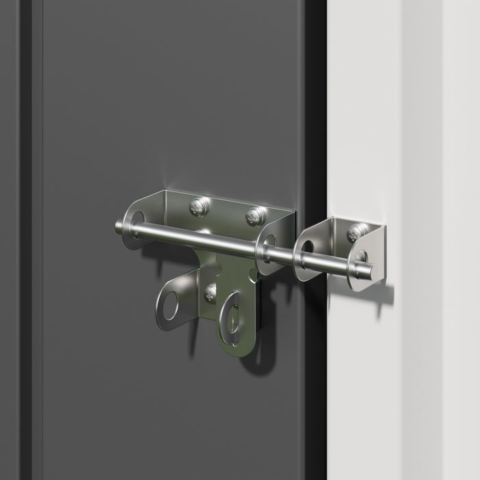 Casetta da giardino - BEALIFE - BEALIFE 162x94x182 cm - Acciaio zincato - Porta con serratura - Impermeabile e resistente ai raggi UV