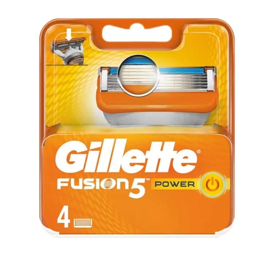 Gillette Fusion5 Power wkłady do maszynki do golenia dla mężczyzn 4 sztuki
