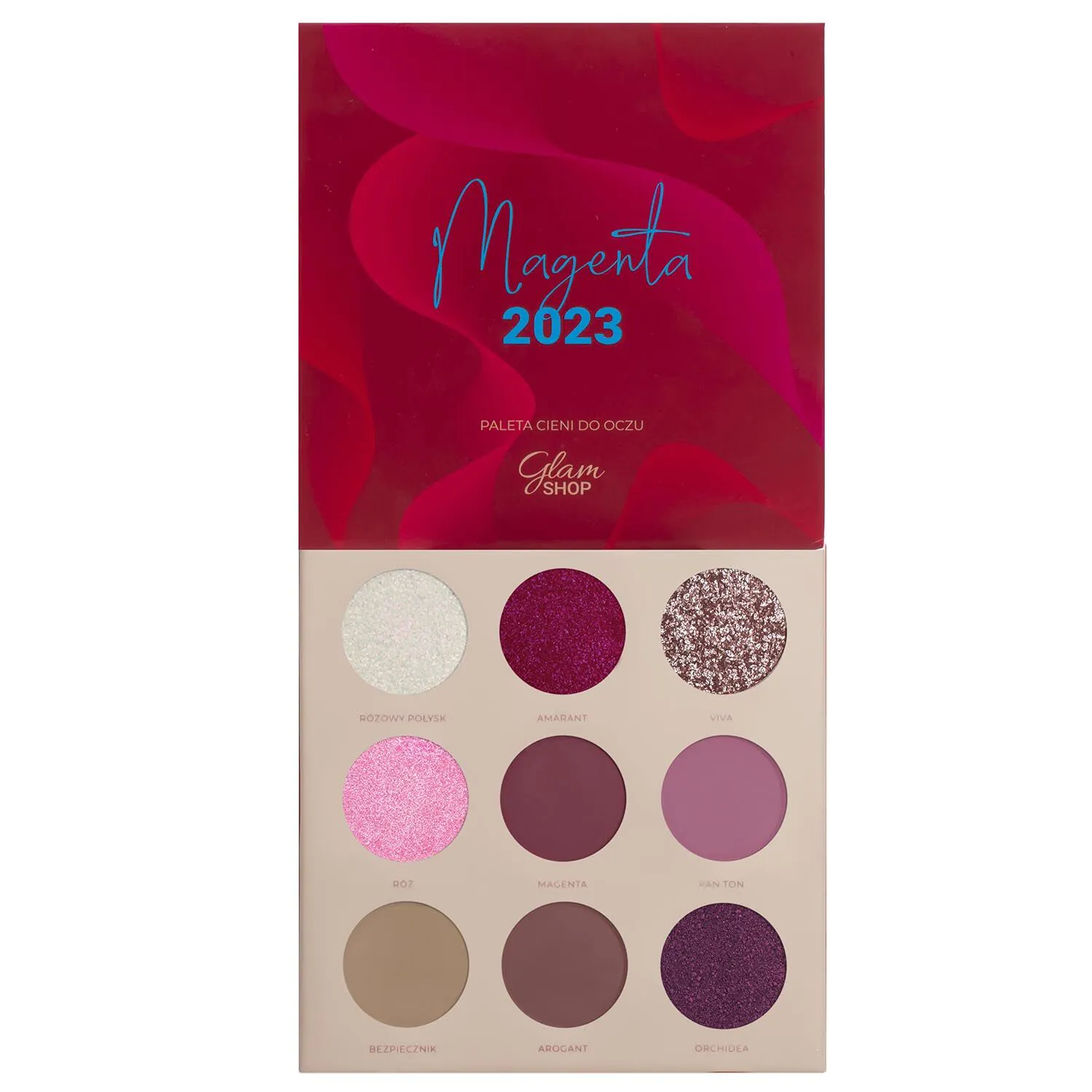 Glam Shop GlamBox Cienie do oczu Magenta 2023