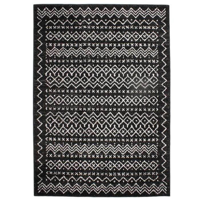 Alfombra - ASMA - Berbería - 133 x 190 cm - Diseños étnicos - 100% polipropileno