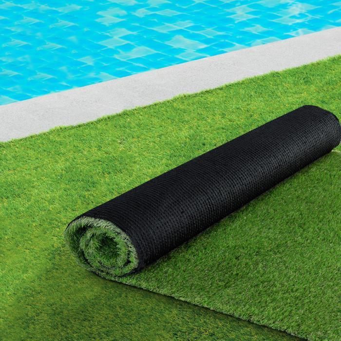 IDMARKET Kunstrasen 1x10 m, 30 mm dick, für Garten und Balkon
