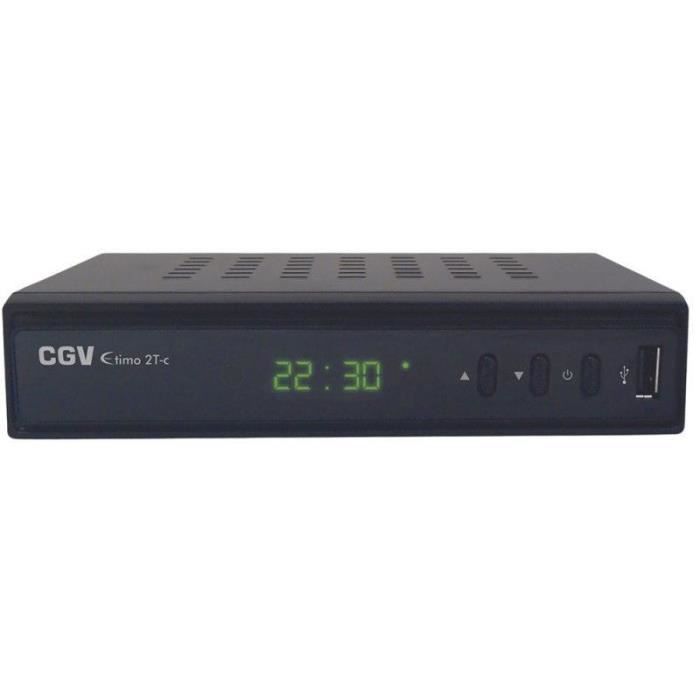HD DVB-T2 Receiver – CGV – ETIMO 2TC – Dual-Tuner – Webradio – DVB-T2 HEVC 265