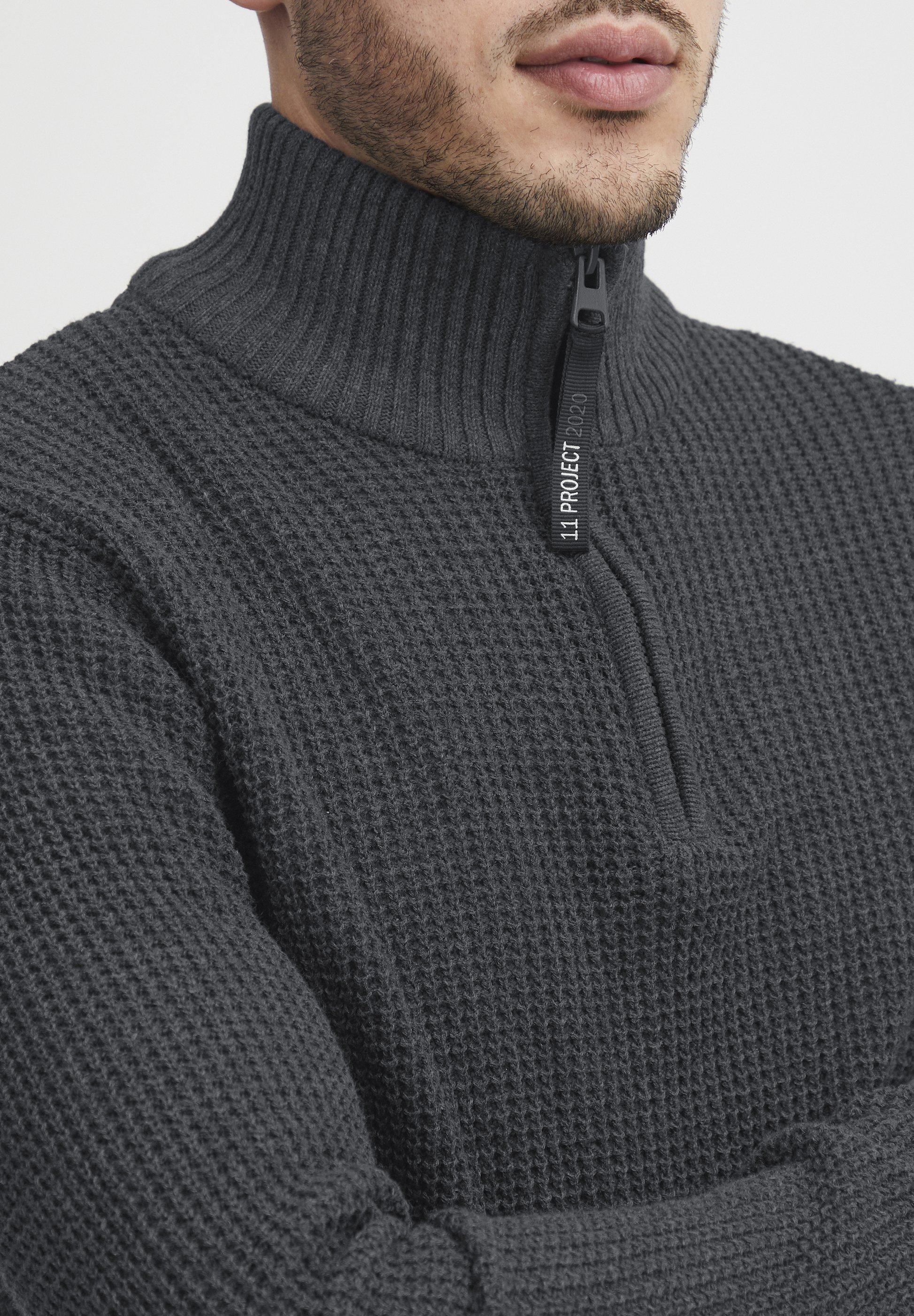 11 Projekt PRKM - Jumper - grau meliert