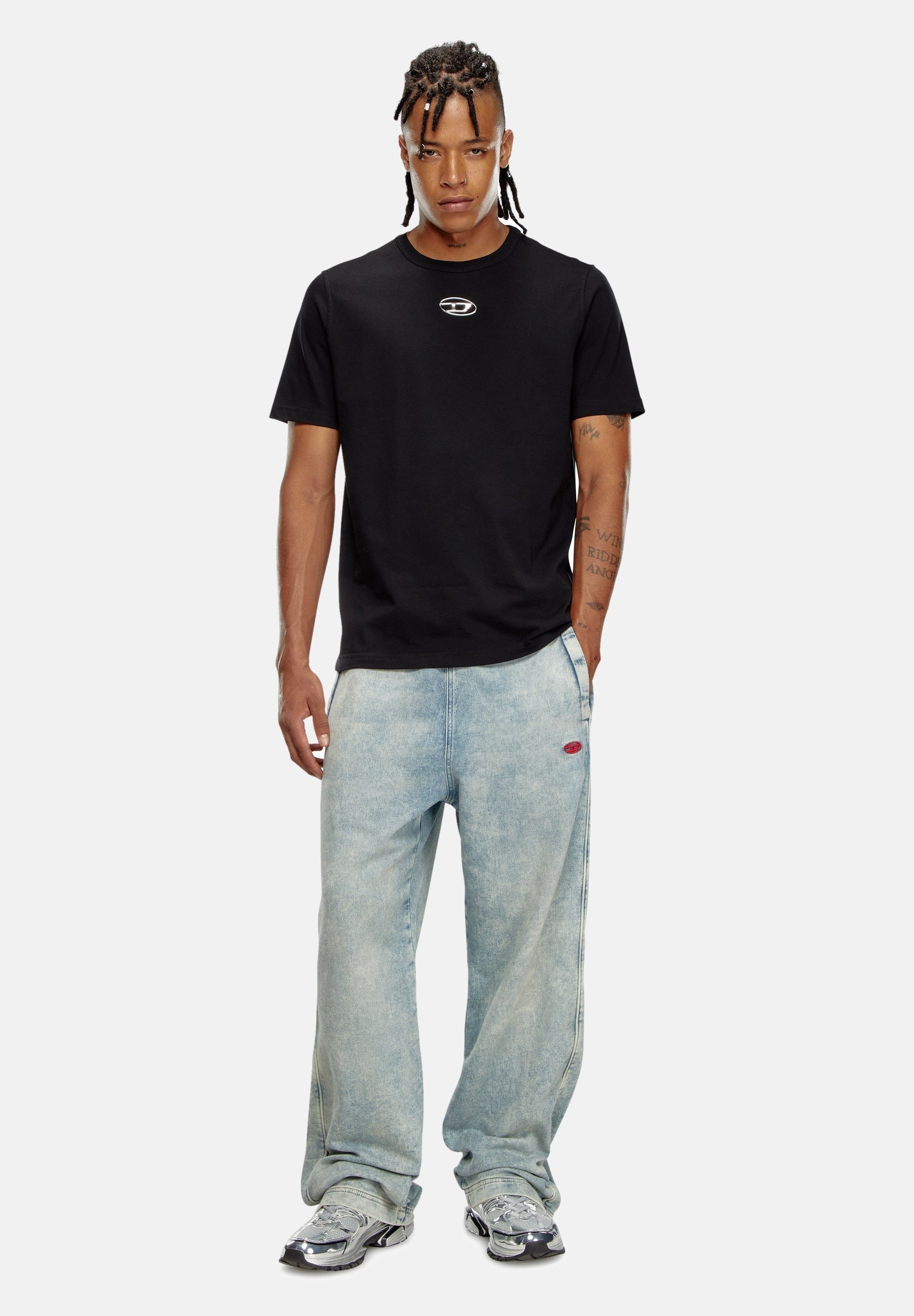 Diesel ADJUST - Basic T-shirt - zwart