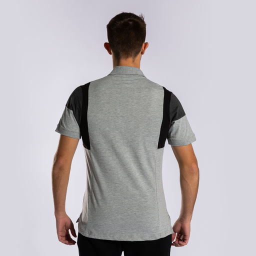 Polo Manga Corta Joma Confort Iii Gris Melange