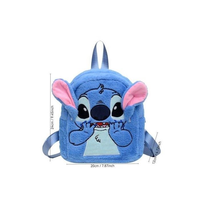 Mochila de felpa ultrasuave inspirada en Stitch