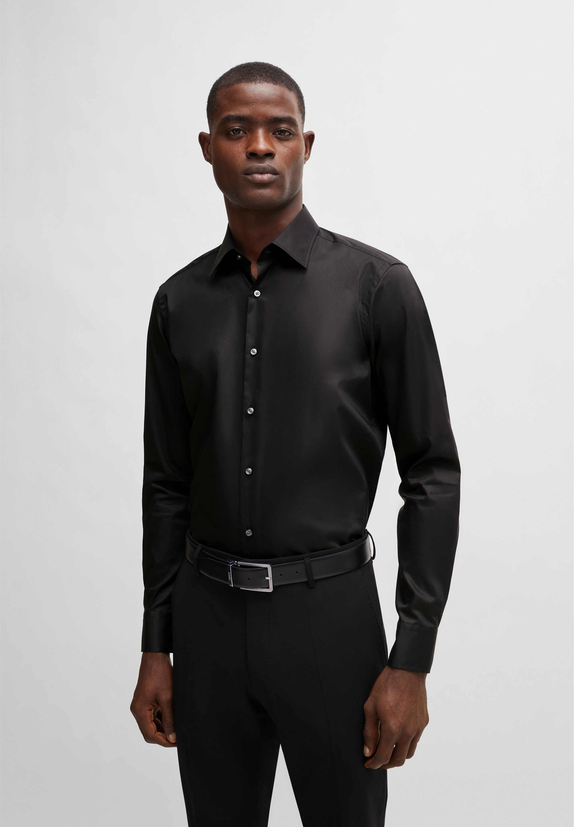 BOSS JOE KENT - Chemise habillée - noire
