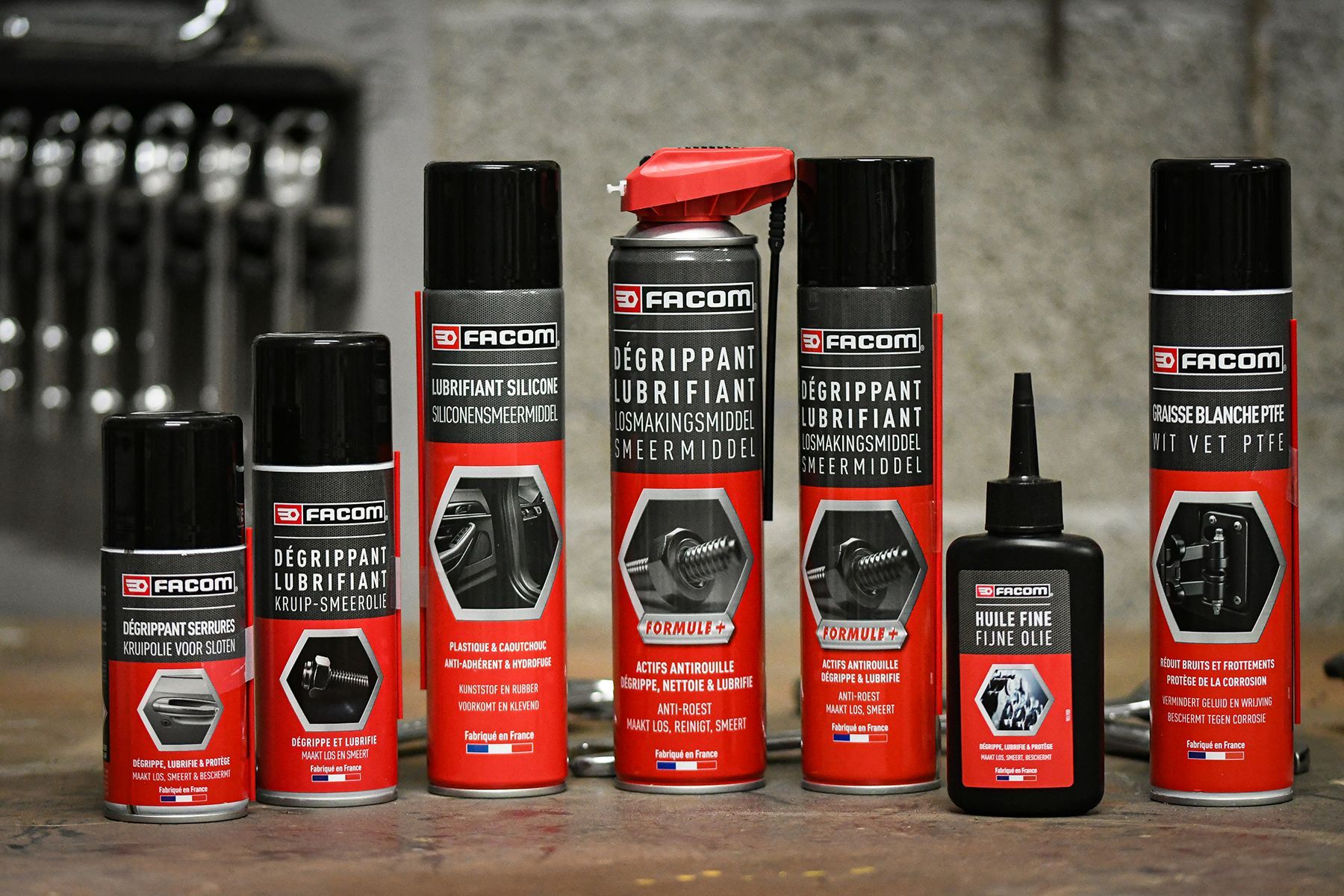 Lubrificante penetrante 400 ml - FACOM - Agente penetrante e antiruggine speciale