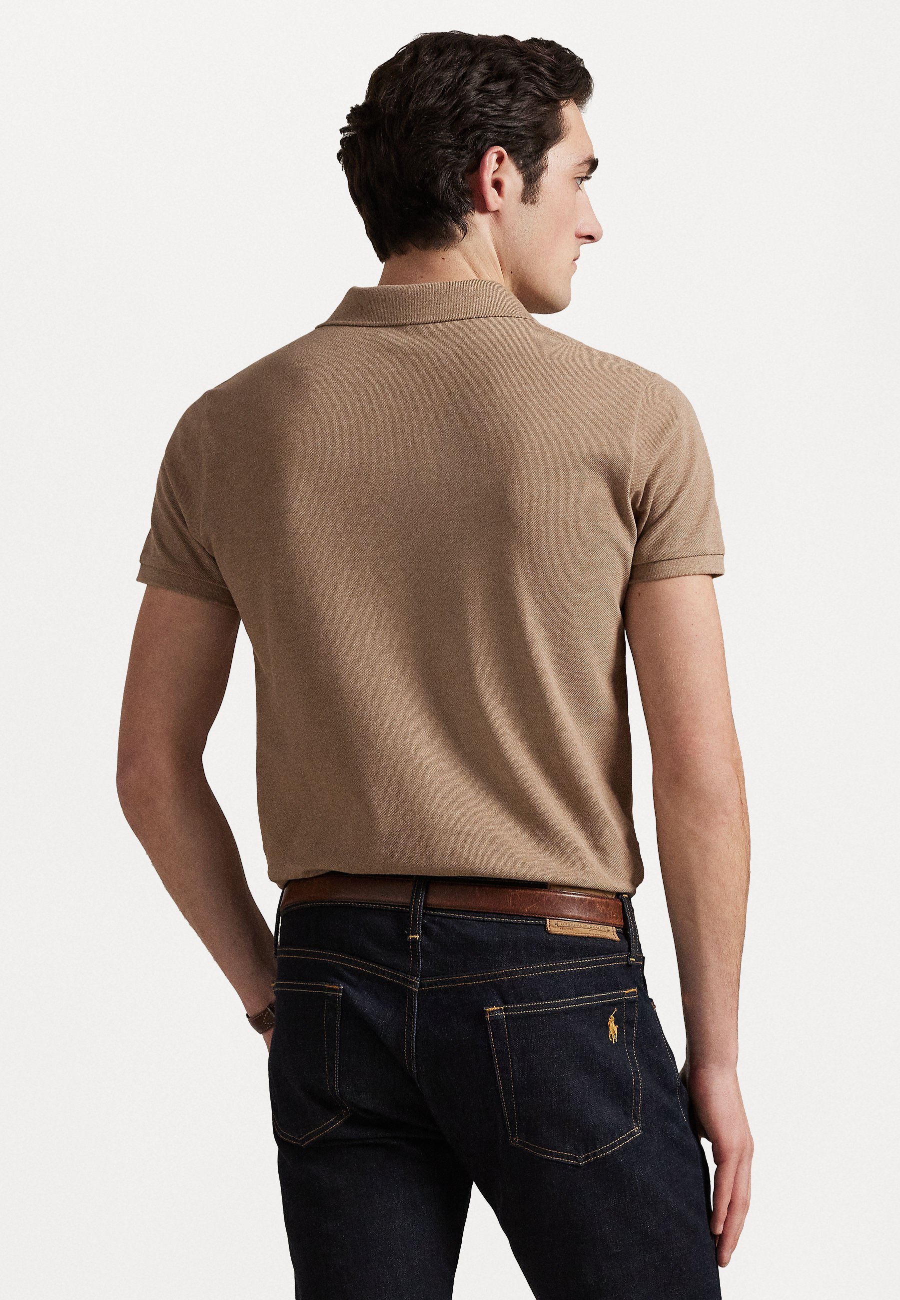 Polo Ralph Lauren HET ICONISCHE MESH POLOSHIRT - Poloshirt - Italiaans gemêleerd