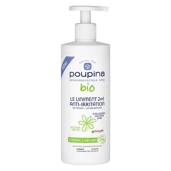 2-in-1 Liniment - Poupina - Anti-irritatie - Biologisch - 750 ml