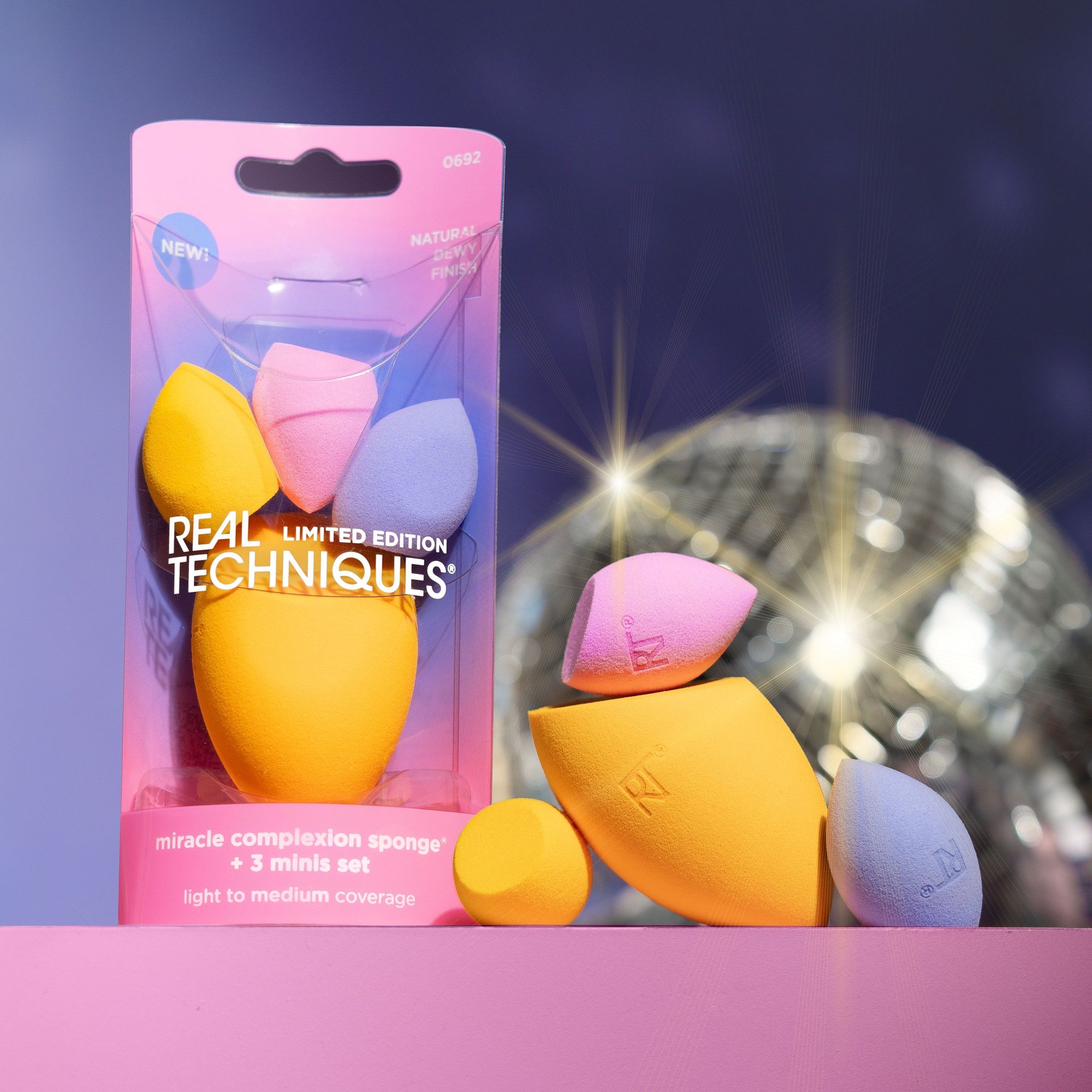 Night Brights Set Miracle Tenlene spužvice Mini spužvice Spužvice za šminku