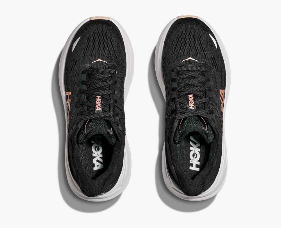 HOKA Bondi 9 Zwart / Roségoud
