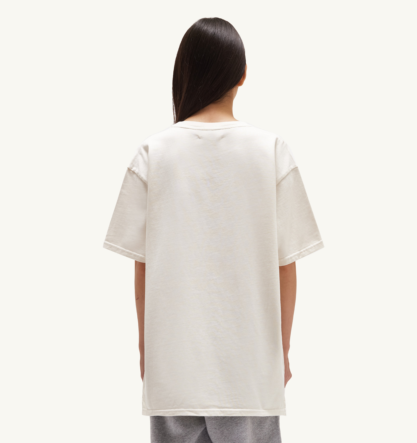 TRICOU AVORIO CU CROIALĂ RELAXATĂ