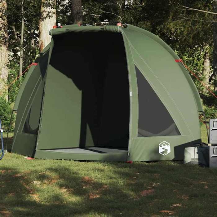 Tienda de pesca impermeable vidaXL color verde oliva 4009479