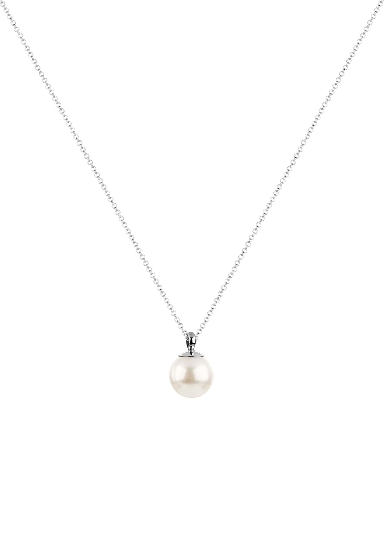 Nenalina Femmes Classique Perles Pendentif en argent sterling 925