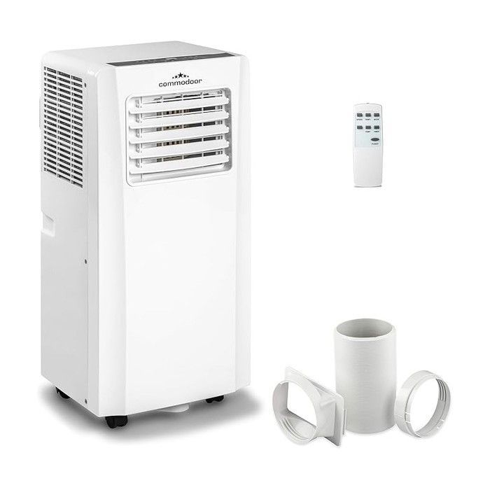 Commodoor 7000 BTU draagbare airconditioner - 3-in-1 (koelen/ventilator/ontvochtigen) - 7000 BTU - R290