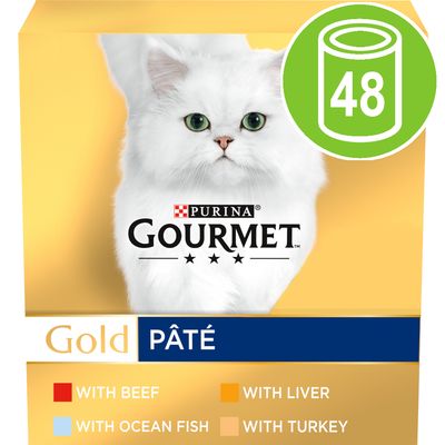 Gourmet Gold Pâté -reseptit, megapakkaus 48 x 85 g